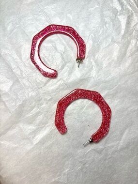 Vintage plastic hoop earrings Marc Jacobs * accepting offers * read descriptions
